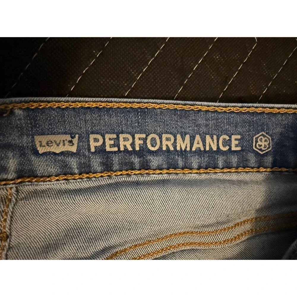 Levi's Performance 511 Slim Jeans Mens 29x32 Blue Red Tab Denim Pants